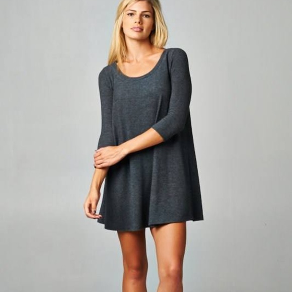 Cherish Dresses & Skirts - Cherish Grey Jersey Tunic - NWOT